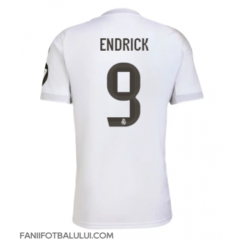 Real Madrid Endrick #9 Tricou Fotbal Replică 2025-26 Barbati Acasa